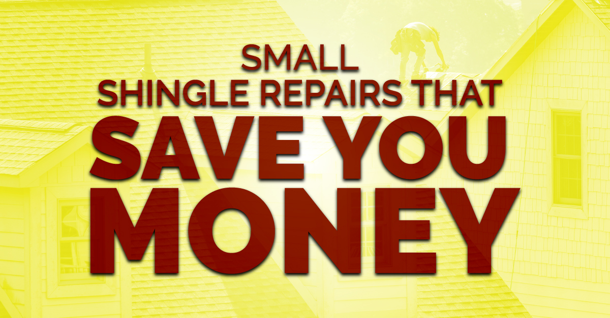 roof repair, save money
