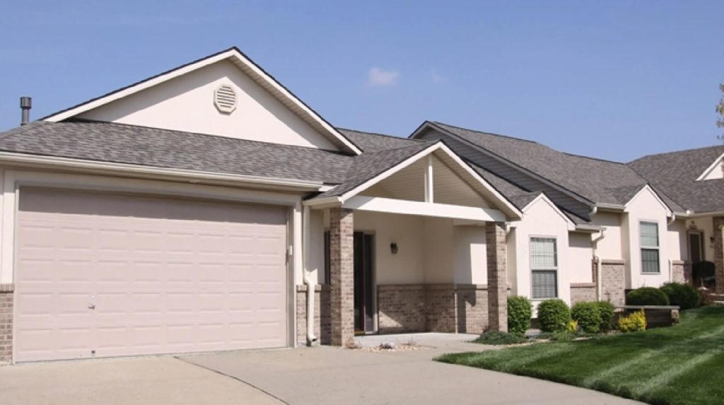 Home With Asphalt Shingles