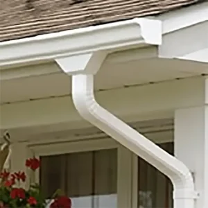 gutters on a residential home
